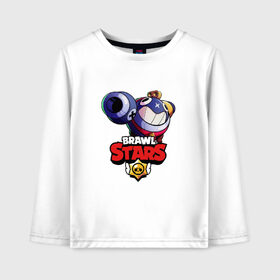 Детский лонгслив хлопок с принтом Brawl Stars в городе Новоалтайск, 100% хлопок | круглый вырез горловины, полуприлегающий силуэт, длина до линии бедер | brawl | brawl stars | stars | бравл | бравл старс | браво старс | игра | компьютерная | онлайн | старс