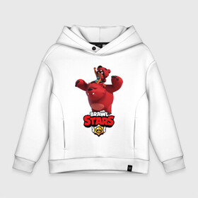 Детское худи Oversize хлопок с принтом Brawl Stars в городе Новоалтайск, френч-терри — 70% хлопок, 30% полиэстер. Мягкий теплый начес внутри —100% хлопок | боковые карманы, эластичные манжеты и нижняя кромка, капюшон на магнитной кнопке | brawl | brawl stars | stars | бравл | бравл старс | браво старс | игра | компьютерная | онлайн | старс