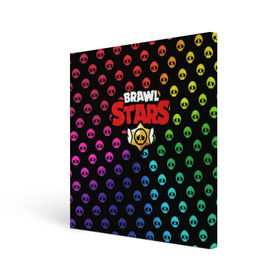 Холст квадратный с принтом Brawl Stars в городе Новоалтайск, 100% ПВХ |  | brawl | brawl stars | stars | бравл | бравл старс | браво старс | игра | компьютерная | онлайн | старс