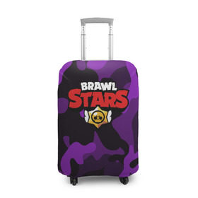 Чехол для чемодана 3D с принтом Brawl Stars в городе Новоалтайск, 86% полиэфир, 14% спандекс | двустороннее нанесение принта, прорези для ручек и колес | brawl | brawl stars | stars | бравл | бравл старс | браво старс | игра | компьютерная | онлайн | старс