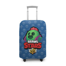 Чехол для чемодана 3D с принтом Brawl Stars в городе Новоалтайск, 86% полиэфир, 14% спандекс | двустороннее нанесение принта, прорези для ручек и колес | brawl | brawl stars | stars | бравл | бравл старс | браво старс | игра | компьютерная | онлайн | старс