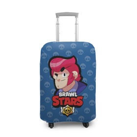 Чехол для чемодана 3D с принтом Brawl Stars в городе Новоалтайск, 86% полиэфир, 14% спандекс | двустороннее нанесение принта, прорези для ручек и колес | brawl | brawl stars | stars | бравл | бравл старс | браво старс | игра | компьютерная | онлайн | старс