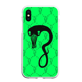 Чехол для iPhone XS Max матовый с принтом BILLIE EILISH - Blohsh & Ghoul в городе Новоалтайск, Силикон | Область печати: задняя сторона чехла, без боковых панелей | all | asleep | bad | bellyache | billie | blohsh | dont | eilish | eyes | fall | ghoul | guy | logo | music | ocean | singer | smile | when | айлиш | били | билли | бэрд | лого | музыка | пайрат | певица | символ | эйлиш