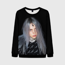 Мужской свитшот 3D с принтом BILLIE EILISH с Пауком в городе Новоалтайск, 100% полиэстер с мягким внутренним слоем | круглый вырез горловины, мягкая резинка на манжетах и поясе, свободная посадка по фигуре | all | asleep | bad | bellyache | billie | blohsh | dont | eilish | eyes | fall | ghoul | guy | logo | music | ocean | singer | smile | when | айлиш | били | билли | бэрд | лого | музыка | пайрат | певица | символ | эйлиш