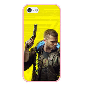 Чехол для iPhone 5/5S матовый с принтом CYBERPUNK 2077 в городе Новоалтайск, Силикон | Область печати: задняя сторона чехла, без боковых панелей | cyberpunk 2077 | hacker | samurai | киберпанк 2077 | самураи | фантастика