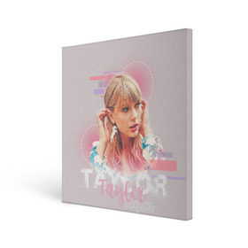 Холст квадратный с принтом Taylor Swift в городе Новоалтайск, 100% ПВХ |  | lover | me | new album | reputation | swift | taylor | taylor swift | музыка | новый альбом | свифт | тей | тейлор | тейлор свифт