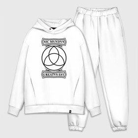 Мужской костюм хлопок OVERSIZE с принтом Тьма в городе Новоалтайск,  |  | 1953 | 1986 | 2019 | dark | netflix | no future | дарк | допплер | знак | йонас канвальд | канвальд | киносериал | нет будущего | нильсен | сериал | символ | тидеманн | тьма