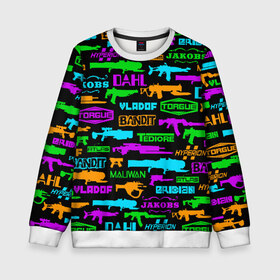 Детский свитшот 3D с принтом BORDERLANDS 3 в городе Новоалтайск, 100% полиэстер | свободная посадка, прямой крой, мягкая тканевая резинка на рукавах и понизу свитшота | borderlands | borderlands 3 | cl4p tp | claptrap | gearbox | hyperion | lilith | moxxi | psycho | sirens | tina | zero | бордерлендс | гиперион | зеро | клеп треп | лилит | мокси | псих | сирена | тина