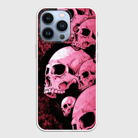 Чехол для iPhone 13 Pro с принтом ЧЕРЕПА в городе Новоалтайск,  |  | Тематика изображения на принте: abstract | abstraction | bones | fantasy | skull | голова | кости | скилет | череп