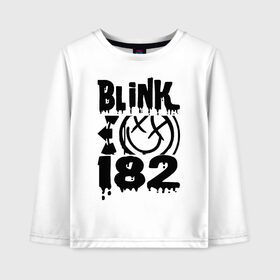 Детский лонгслив хлопок с принтом Blink-182 в городе Новоалтайск, 100% хлопок | круглый вырез горловины, полуприлегающий силуэт, длина до линии бедер | blink | cheese | duck tape | filter | grilled | альтернативный | блинк | группа | дак тейп | марк хоппус | музыка | мэтт скиба | панк | поп | рок | скейт | трэвис баркер