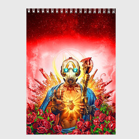 Скетчбук с принтом BORDERLANDS 3 (НА СПИНЕ) в городе Новоалтайск, 100% бумага
 | 48 листов, плотность листов — 100 г/м2, плотность картонной обложки — 250 г/м2. Листы скреплены сверху удобной пружинной спиралью | borderlands | borderlands 3 | cl4p tp | claptrap | gearbox | hyperion | lilith | moxxi | psycho | sirens | tina | zero | бордерлендс | гиперион | зеро | клеп треп | лилит | мокси | псих | сирена | тина