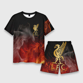 Мужской костюм с шортами 3D с принтом LIVERPOOL в городе Новоалтайск,  |  | lfc | liverpool | sport | ynwa | ливерпуль | лфк | спорт
