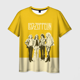 Мужская футболка 3D с принтом Led Zeppelin в городе Новоалтайск, 100% полиэфир | прямой крой, круглый вырез горловины, длина до линии бедер | led | led zep | led zeppelin | ledzep | lz | zoso | группа | джимми пейдж | джон генри бонэм | джон пол джонс | зосо | лед зепелен | лед зеппелин | ледзепелен | ледзеппелин | роберт плант | рок