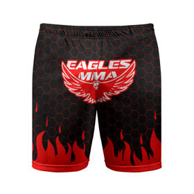 Мужские шорты 3D спортивные с принтом EAGLES MMA ХАБИБ в городе Новоалтайск,  |  | eagles mma | khabib | khabib nurmagomedov | mma | мма | хабиб | хабиб нурмагомедов
