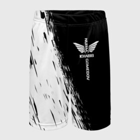 Детские спортивные шорты 3D с принтом EAGLES MMA ХАБИБ в городе Новоалтайск,  100% полиэстер
 | пояс оформлен широкой мягкой резинкой, ткань тянется
 | eagles mma | khabib | khabib nurmagomedov | mma | мма | хабиб | хабиб нурмагомедов