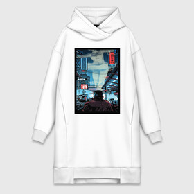 Платье-худи хлопок с принтом Blade Runner в городе Новоалтайск,  |  | 2049 | blade runner | cyberpunk | андроид | бегущий по лезвию | кей | киберпанк | репликант | рик декарт