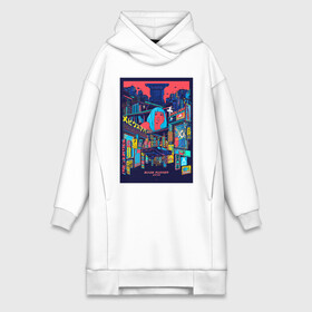 Платье-худи хлопок с принтом Blade Runner в городе Новоалтайск,  |  | 2049 | blade runner | cyberpunk | андроид | бегущий по лезвию | кей | киберпанк | репликант | рик декарт