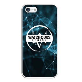 Чехол для iPhone 5/5S матовый с принтом WATCH DOGS LEGION в городе Новоалтайск, Силикон | Область печати: задняя сторона чехла, без боковых панелей | ded sec | hacker | legion | watch dogs | watch dogs 2 | watch dogs legion | легион | хакер