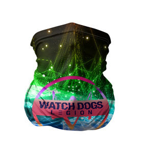 Бандана-труба 3D с принтом WATCH DOGS LEGION в городе Новоалтайск, 100% полиэстер, ткань с особыми свойствами — Activecool | плотность 150‒180 г/м2; хорошо тянется, но сохраняет форму | ded sec | hacker | legion | watch dogs | watch dogs 2 | watch dogs legion | легион | хакер