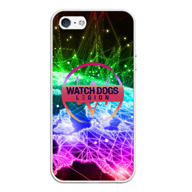 Чехол для iPhone 5/5S матовый с принтом WATCH DOGS LEGION в городе Новоалтайск, Силикон | Область печати: задняя сторона чехла, без боковых панелей | ded sec | hacker | legion | watch dogs | watch dogs 2 | watch dogs legion | легион | хакер