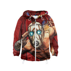 Детская ветровка 3D с принтом BORDERLANDS 3 в городе Новоалтайск, 100% полиэстер | подол и капюшон оформлены резинкой с фиксаторами, по бокам два кармана без застежек, один потайной карман на груди | borderlands | borderlands 3 | cl4p tp | claptrap | gearbox | hyperion | lilith | moxxi | psycho | sirens | tina | zero | бордерлендс | гиперион | зеро | клеп треп | лилит | мокси | псих | сирена | тина
