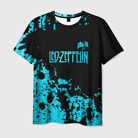 Мужская футболка 3D с принтом Led Zeppelin в городе Новоалтайск, 100% полиэфир | прямой крой, круглый вырез горловины, длина до линии бедер | led | led zep | led zeppelin | ledzep | lz | zoso | группа | джимми пейдж | джон генри бонэм | джон пол джонс | зосо | лед зепелен | лед зеппелин | ледзепелен | ледзеппелин | роберт плант | рок