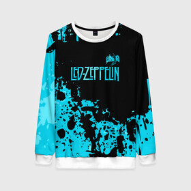 Женский свитшот 3D с принтом Led Zeppelin в городе Новоалтайск, 100% полиэстер с мягким внутренним слоем | круглый вырез горловины, мягкая резинка на манжетах и поясе, свободная посадка по фигуре | led | led zep | led zeppelin | ledzep | lz | zoso | группа | джимми пейдж | джон генри бонэм | джон пол джонс | зосо | лед зепелен | лед зеппелин | ледзепелен | ледзеппелин | роберт плант | рок