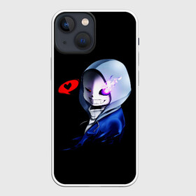 Чехол для iPhone 13 mini с принтом Undertale в городе Новоалтайск,  |  | Тематика изображения на принте: sans | undertale | андертале | андертейл | игра | подземная история | подземная сказка | санс | ундертале