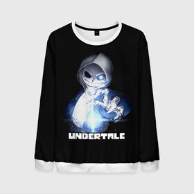 Мужской свитшот 3D с принтом Undertale в городе Новоалтайск, 100% полиэстер с мягким внутренним слоем | круглый вырез горловины, мягкая резинка на манжетах и поясе, свободная посадка по фигуре | sans | undertale | андертале | андертейл | игра | подземная история | подземная сказка | санс | ундертале