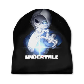 Шапка 3D с принтом Undertale в городе Новоалтайск, 100% полиэстер | универсальный размер, печать по всей поверхности изделия | sans | undertale | андертале | андертейл | игра | подземная история | подземная сказка | санс | ундертале