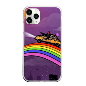 Чехол для iPhone 11 Pro Max матовый с принтом ЕДУ ПО РАДУГЕ в городе Новоалтайск, Силикон |  | abstract | abstraction | color | geometry | paitnt | psy | абстракция | геометрия | краски | неоновые | психоделика