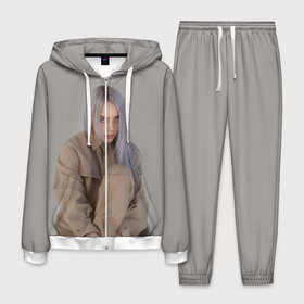 Мужской костюм 3D с принтом BILLIE EILISH в городе Новоалтайск, 100% полиэстер | Манжеты и пояс оформлены тканевой резинкой, двухслойный капюшон со шнурком для регулировки, карманы спереди | bilie | billi | billie | eilish | eillish | elish | ellish | айлиш | алиш | били | билли | эйлиш | элиш