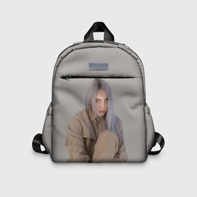 Детский рюкзак 3D с принтом BILLIE EILISH в городе Новоалтайск, 100% полиэстер | лямки с регулируемой длиной, сверху петелька, чтобы рюкзак можно было повесить на вешалку. Основное отделение закрывается на молнию, как и внешний карман. Внутри дополнительный карман. По бокам два дополнительных кармашка | bilie | billi | billie | eilish | eillish | elish | ellish | айлиш | алиш | били | билли | эйлиш | элиш