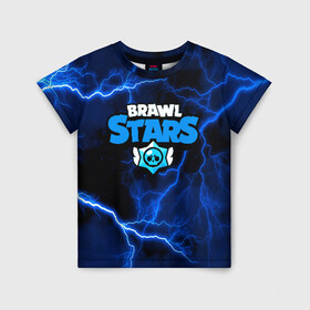 Детская футболка 3D с принтом BRAWL STARS в городе Новоалтайск, 100% гипоаллергенный полиэфир | прямой крой, круглый вырез горловины, длина до линии бедер, чуть спущенное плечо, ткань немного тянется | android | brawl stars | games | mobile game | stars | игры | мобильные игры