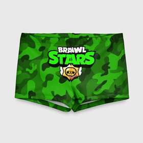Детские купальные плавки 3D с принтом BRAWL STARS в городе Новоалтайск, Полиэстер 85%, Спандекс 15% | Слитный крой, подклад по переду изделия, узкие бретели | Тематика изображения на принте: brawl stars | bull | colt | leon | stars | берли | бо | брок | ворон | джесси | динамайк | дэррил | кольт | леон | мортис | нита | пайпер | пенни | поко | пэм | рикошет | спайк | тара | фрэнк | шелли | эль примо