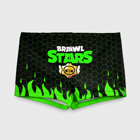 Детские купальные плавки 3D с принтом BRAWL STARS в городе Новоалтайск, Полиэстер 85%, Спандекс 15% | Слитный крой, подклад по переду изделия, узкие бретели | Тематика изображения на принте: brawl stars | bull | colt | leon | stars | берли | бо | брок | ворон | джесси | динамайк | дэррил | кольт | леон | мортис | нита | пайпер | пенни | поко | пэм | рикошет | спайк | тара | фрэнк | шелли | эль примо
