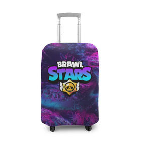 Чехол для чемодана 3D с принтом BRAWL STARS в городе Новоалтайск, 86% полиэфир, 14% спандекс | двустороннее нанесение принта, прорези для ручек и колес | brawl stars | bull | colt | leon | stars | берли | бо | брок | ворон | джесси | динамайк | дэррил | кольт | леон | мортис | нита | пайпер | пенни | поко | пэм | рикошет | спайк | тара | фрэнк | шелли | эль примо