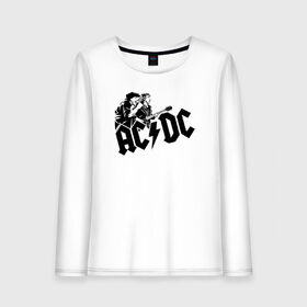 Женский лонгслив хлопок с принтом AC DC в городе Новоалтайск, 100% хлопок |  | ac dc | acdc | acdc ас дс | австралийская | ангус янг | асдс | блюз | группа | крис слэйд | метал | молния | музыка | певцы | рок | рок н ролл | стиви янг | хард | хардрок | эксл роуз