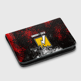 Картхолдер с принтом с принтом R6S BANDIT в городе Новоалтайск, натуральная матовая кожа | размер 7,3 х 10 см; кардхолдер имеет 4 кармана для карт; | Тематика изображения на принте: 6 | outbreak | rainbow | rainbow six siege | six | tom clancys | радуга осада | том клэнси