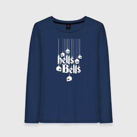 Женский лонгслив хлопок с принтом Hells Bells в городе Новоалтайск, 100% хлопок |  | ac dc | acdc | acdc ас дс | австралийская | ангус янг | асдс | блюз | группа | крис слэйд | метал | молния | музыка | певцы | рок | рок н ролл | стиви янг | хард | хардрок | эксл роуз