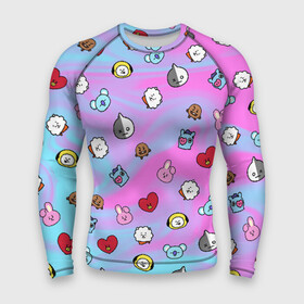 Мужской рашгард 3D с принтом BT21 в городе Новоалтайск,  |  | bt21 | bt21 chimmy | bt21 cooky | bt21 koya | bt21 shooky | bt21 игрушки | bt21 купить | bt21 персонажи | bt21 чонгук | bts | bts 2019 | bts love | k pop | коя bt21 | магазин bt21