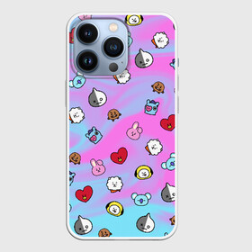 Чехол для iPhone 13 Pro с принтом BT21 в городе Новоалтайск,  |  | bt21 | bt21 chimmy | bt21 cooky | bt21 koya | bt21 shooky | bt21 игрушки | bt21 купить | bt21 персонажи | bt21 чонгук | bts | bts 2019 | bts love | k pop | коя bt21 | магазин bt21