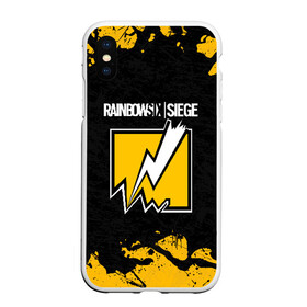 Чехол для iPhone XS Max матовый с принтом RAINBOW SIX SIEGE BANDIT в городе Новоалтайск, Силикон | Область печати: задняя сторона чехла, без боковых панелей | 6 | outbreak | rainbow | rainbow six siege | six | tom clancys | радуга осада | том клэнси