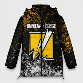 Женская зимняя куртка 3D с принтом RAINBOW SIX SIEGE BANDIT в городе Новоалтайск, верх — 100% полиэстер; подкладка — 100% полиэстер; утеплитель — 100% полиэстер | длина ниже бедра, силуэт Оверсайз. Есть воротник-стойка, отстегивающийся капюшон и ветрозащитная планка. 

Боковые карманы с листочкой на кнопках и внутренний карман на молнии | 6 | outbreak | rainbow | rainbow six siege | six | tom clancys | радуга осада | том клэнси
