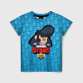 Детская футболка 3D с принтом Brawl Stars в городе Новоалтайск, 100% гипоаллергенный полиэфир | прямой крой, круглый вырез горловины, длина до линии бедер, чуть спущенное плечо, ткань немного тянется | brawl | brawl stars | stars | бравл | бравл старс | браво старс | игра | компьютерная | онлайн | старс