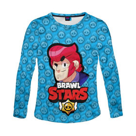 Женский лонгслив 3D с принтом Brawl Stars в городе Новоалтайск, 100% полиэстер | длинные рукава, круглый вырез горловины, полуприлегающий силуэт | brawl | brawl stars | stars | бравл | бравл старс | браво старс | игра | компьютерная | онлайн | старс