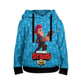 Детская толстовка 3D с принтом Brawl Stars в городе Новоалтайск, 100% полиэстер | двухслойный капюшон со шнурком для регулировки, мягкие манжеты на рукавах и по низу толстовки, спереди карман-кенгуру с мягким внутренним слоем | brawl | brawl stars | stars | бравл | бравл старс | браво старс | игра | компьютерная | онлайн | старс
