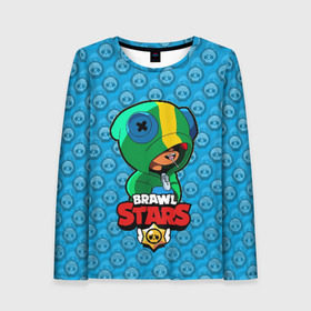 Женский лонгслив 3D с принтом Brawl Stars в городе Новоалтайск, 100% полиэстер | длинные рукава, круглый вырез горловины, полуприлегающий силуэт | brawl | brawl stars | stars | бравл | бравл старс | браво старс | игра | компьютерная | онлайн | старс