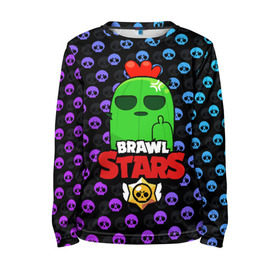 Детский лонгслив 3D с принтом Brawl Stars в городе Новоалтайск, 100% полиэстер | длинные рукава, круглый вырез горловины, полуприлегающий силуэт
 | brawl | brawl stars | stars | бравл | бравл старс | браво старс | игра | компьютерная | онлайн | старс