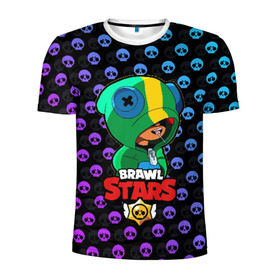 Мужская футболка 3D спортивная с принтом Brawl Stars в городе Новоалтайск, 100% полиэстер с улучшенными характеристиками | приталенный силуэт, круглая горловина, широкие плечи, сужается к линии бедра | brawl | brawl stars | stars | бравл | бравл старс | браво старс | игра | компьютерная | онлайн | старс